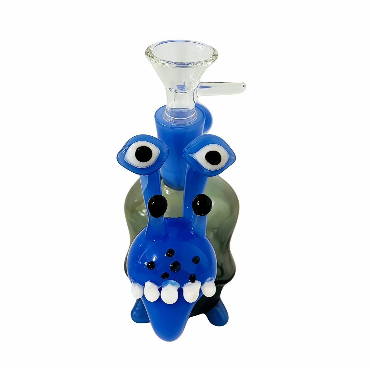 Blue Snail Bong Fun Animal Glass Bubbler Bong