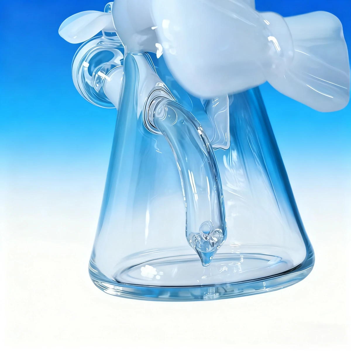 7-Inch Bow & Ribbon Girly Glass Bong