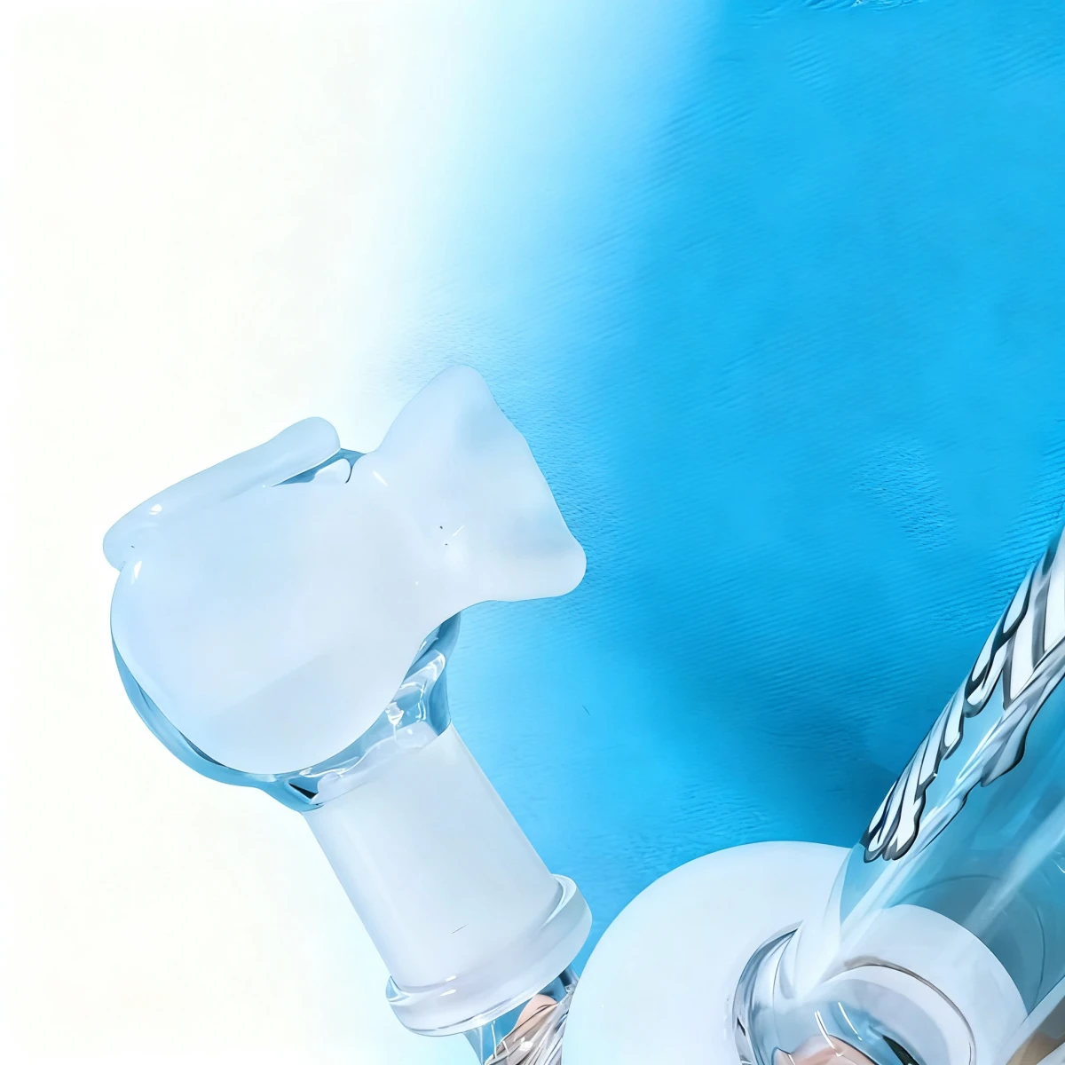 7-Inch Bow & Ribbon Girly Glass Bong