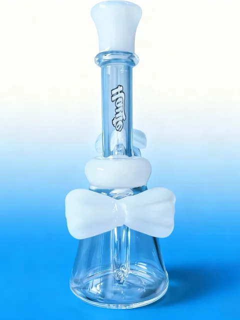 7-Inch Bow & Ribbon Girly Glass Bong
