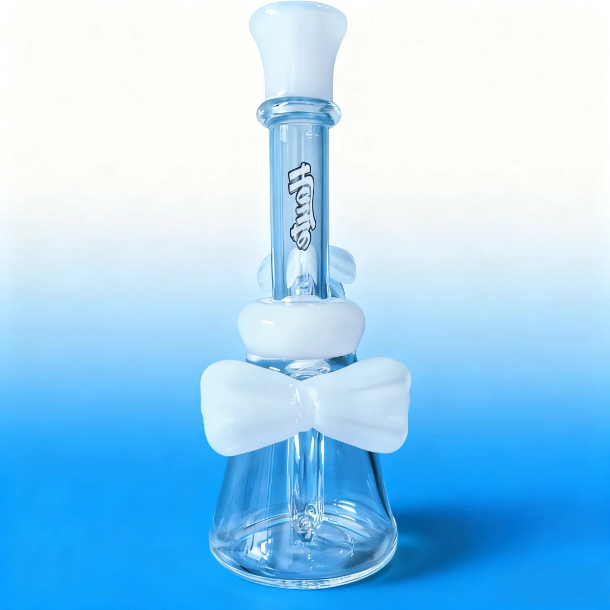 7-Inch Bow & Ribbon Girly Glass Bong