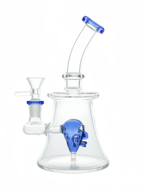 Cosmic Traveler Alien Perc Glass Bong