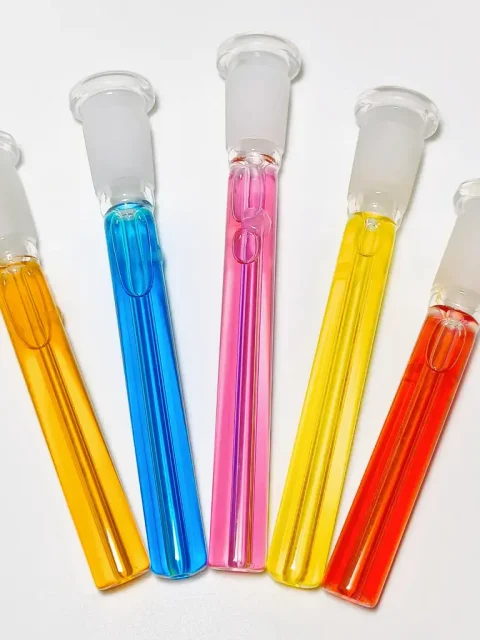 Frozen Glycerin Bong Downstem | 18mm to 14mm | Multiple Colors & Sizes