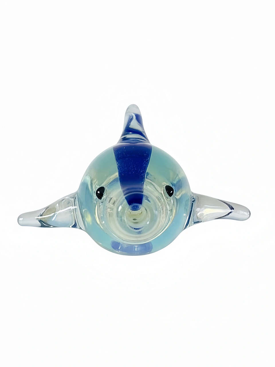 5.7-Inch Graceful Dolphin Artisan Glass Pipe - Image 2