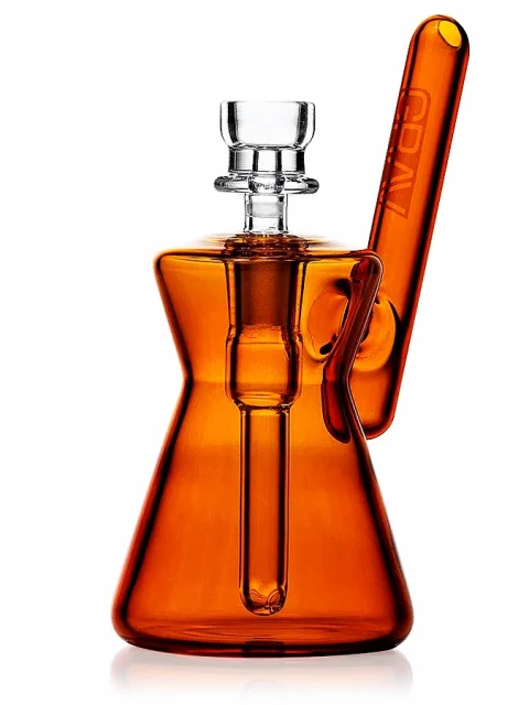 GRAV® Hourglass Pocket Bubbler Glass Bong GRAV® Hourglass Pocket Bubbler Glass Bong