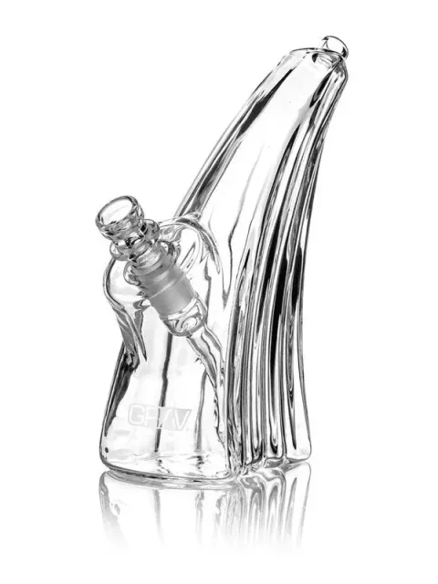 GRAV® Wave Hand Bubbler Glass Bong