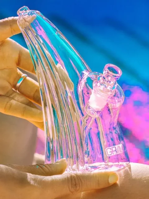 Shop the GRAV Wave Bubbler bong Shop the GRAV Wave Bubbler bong