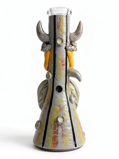 The Night Watcher Owl: 3D Sculpted Beaker Bong