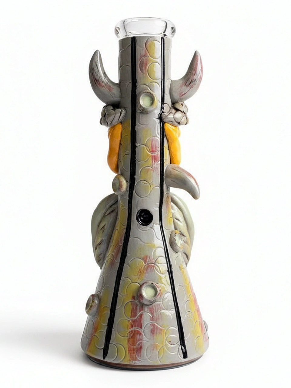 The Night Watcher Owl: 3D Sculpted Beaker Bong