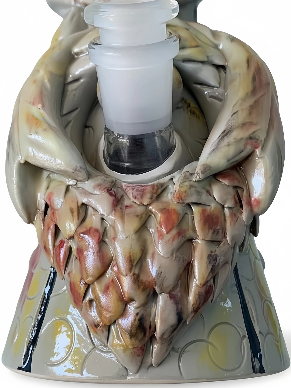 The Night Watcher Owl: 3D Sculpted Beaker Bong