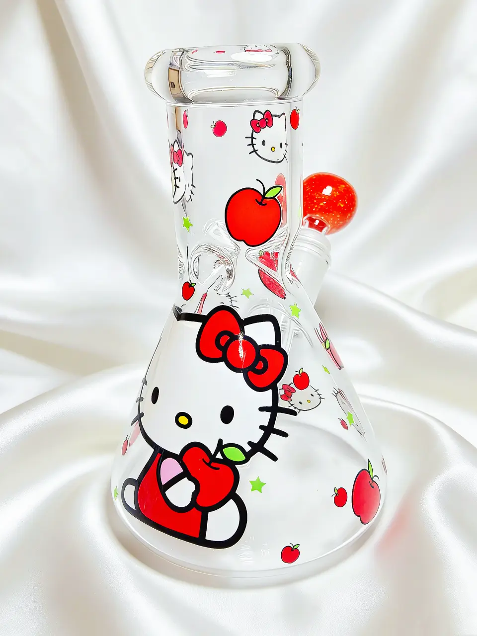 Apple of My Eye Hello Kitty Beaker Glass Bong