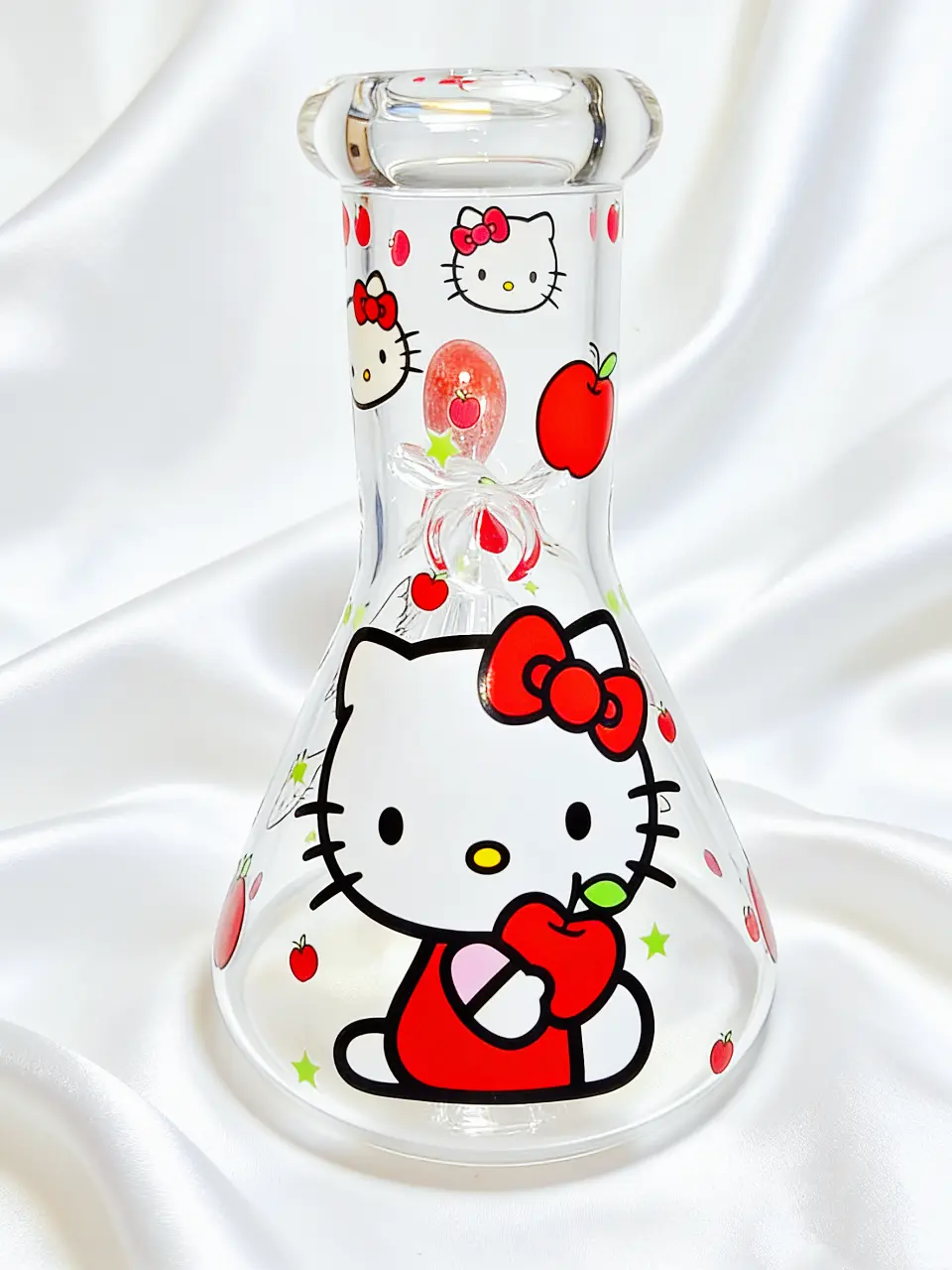 Apple of My Eye Hello Kitty Beaker Glass Bong