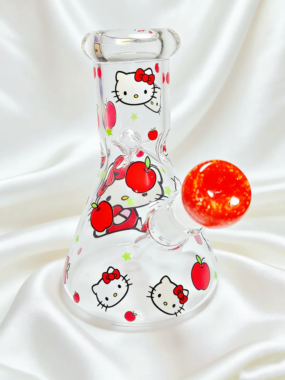 Apple of My Eye Hello Kitty Beaker Glass Bong