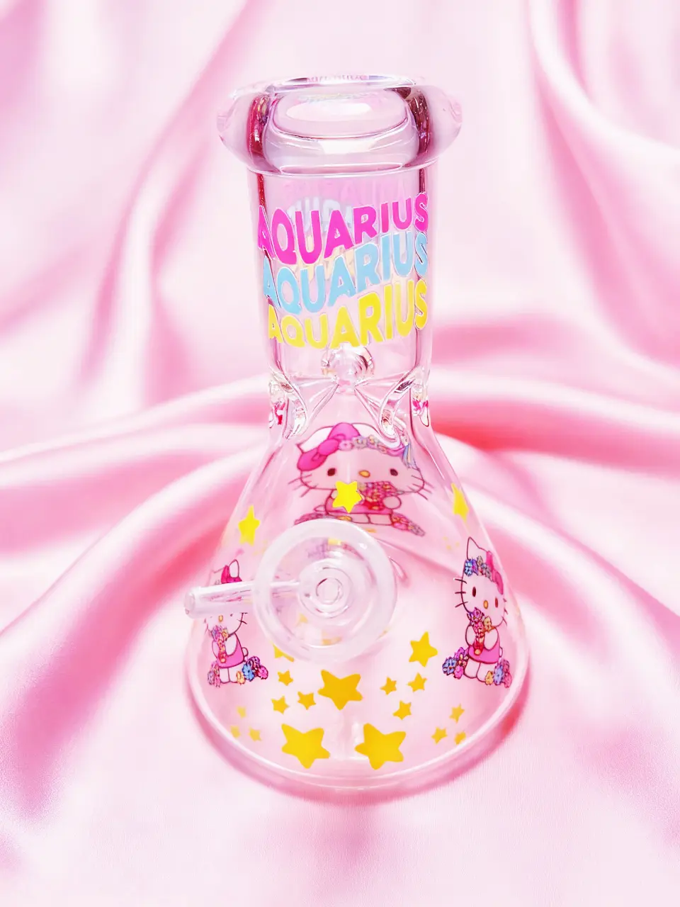 Hello Kitty Zodiac Astrology Beaker Glass Bong - Image 3
