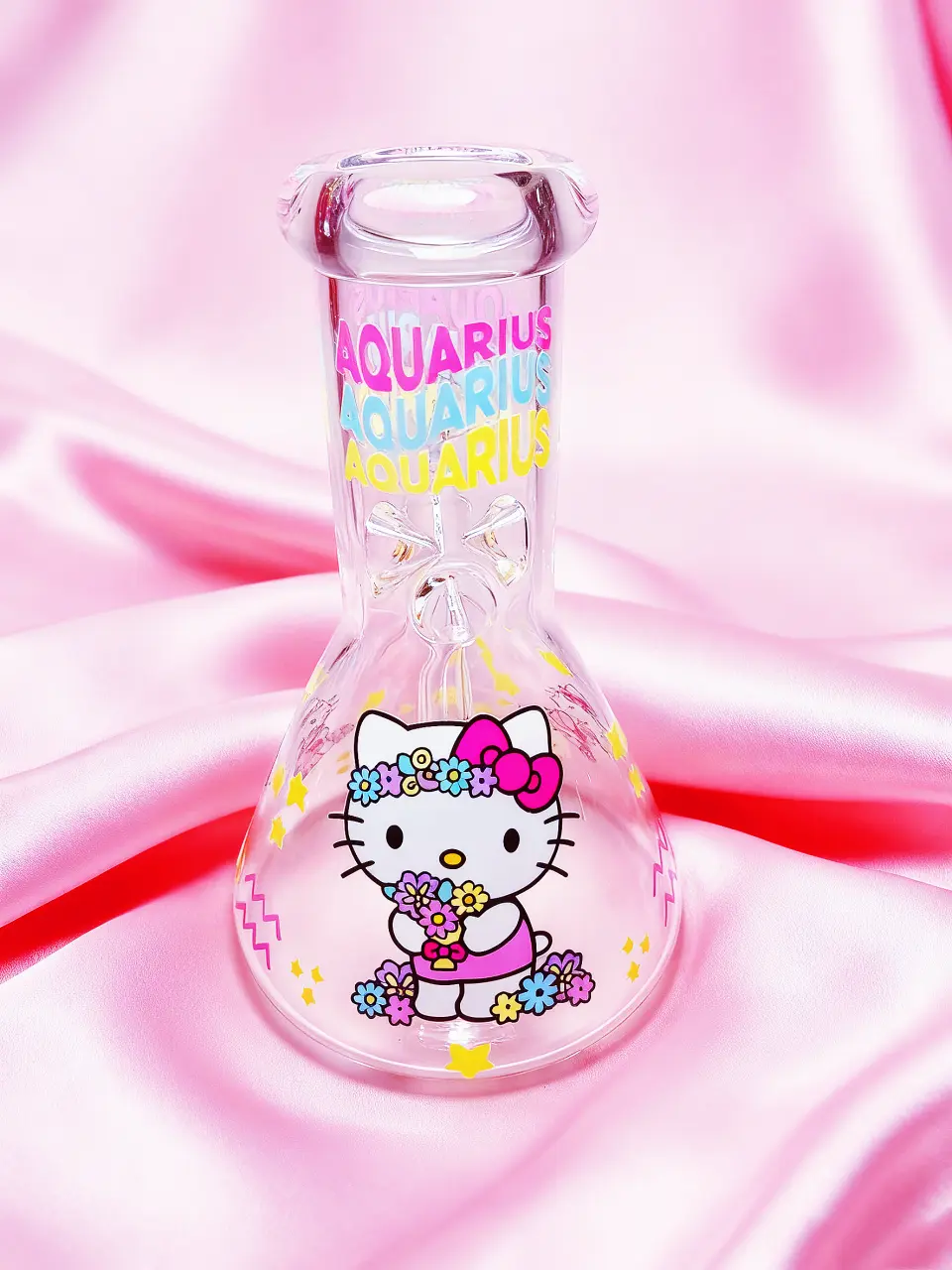 Hello Kitty Zodiac Astrology Beaker Glass Bong - Image 2