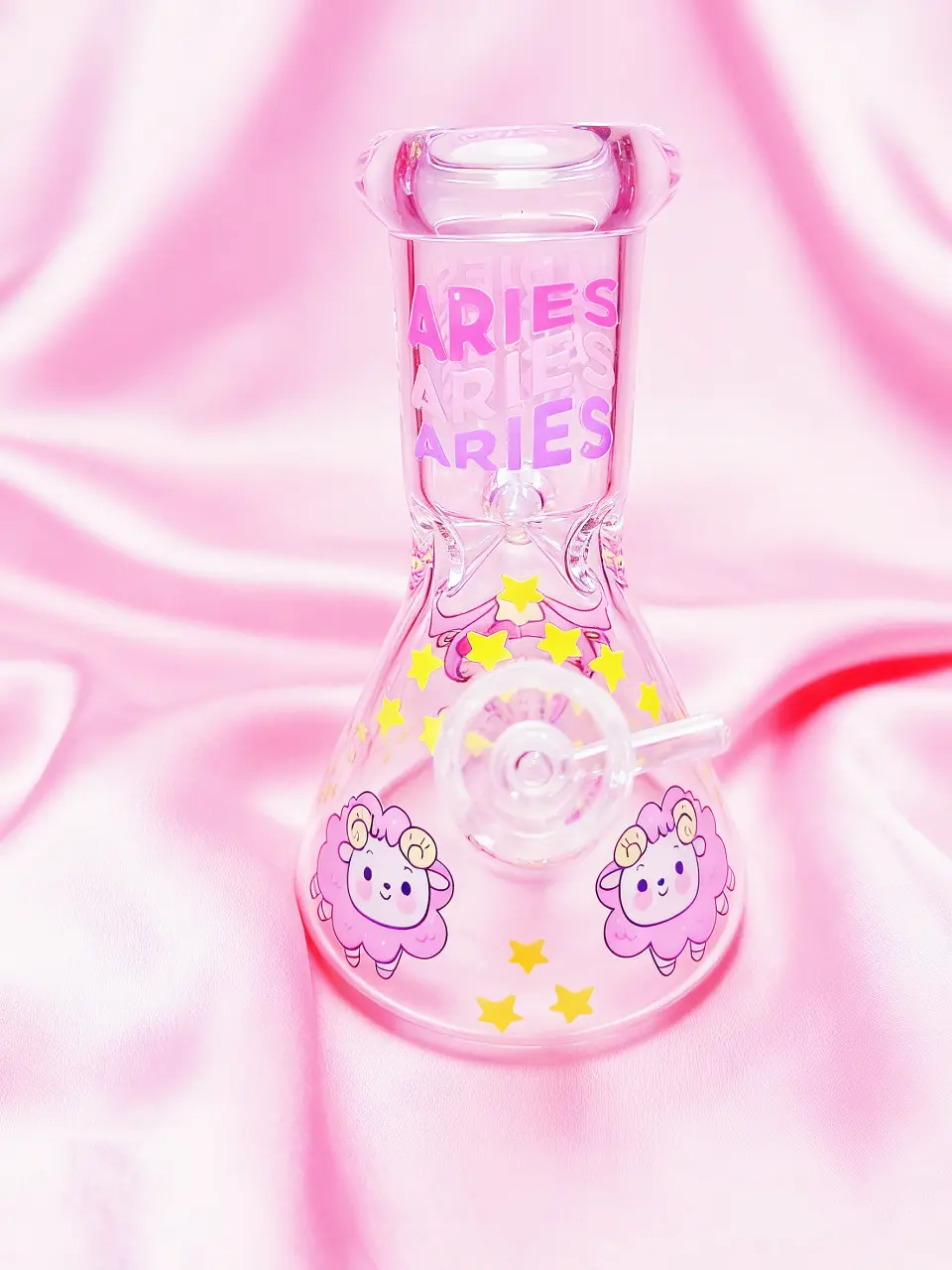 Hello Kitty Zodiac Astrology Beaker Glass Bong - Image 5
