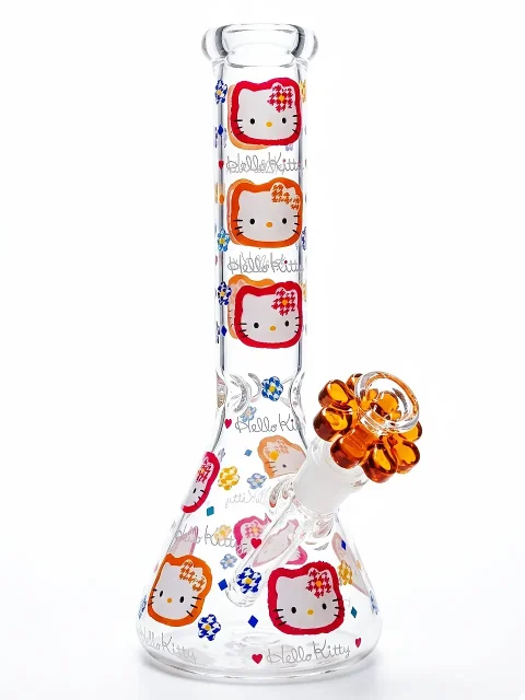 The Sun-Kissed Hello Kitty Beaker Glass Bong