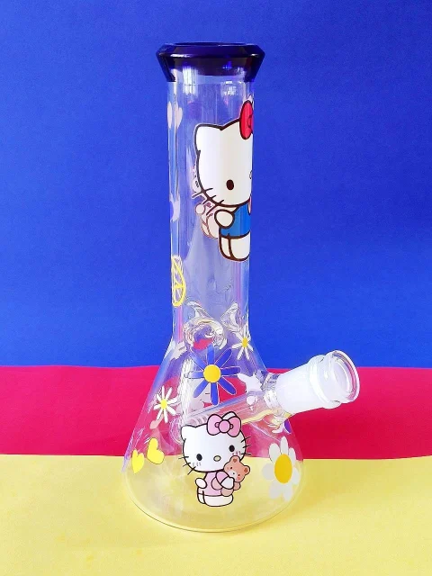 Hello Kitty & Bear Nostalgic Garden Beaker Bong Hello Kitty & Bear Nostalgic Garden Beaker Bong