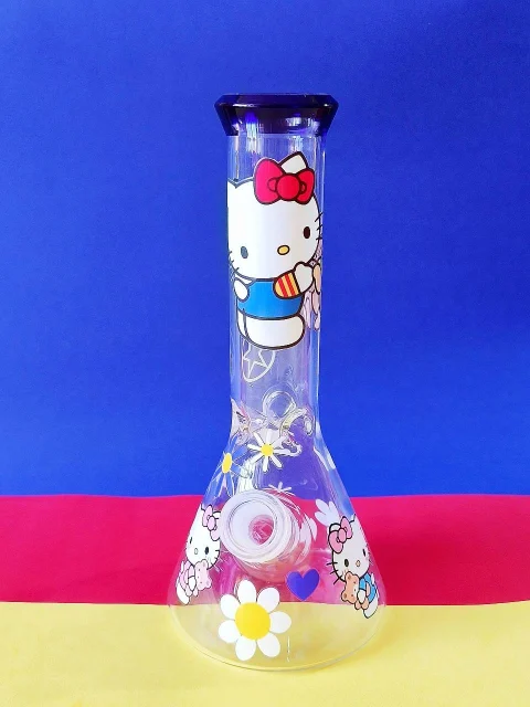 Hello Kitty & Bear Nostalgic Garden Beaker Bong