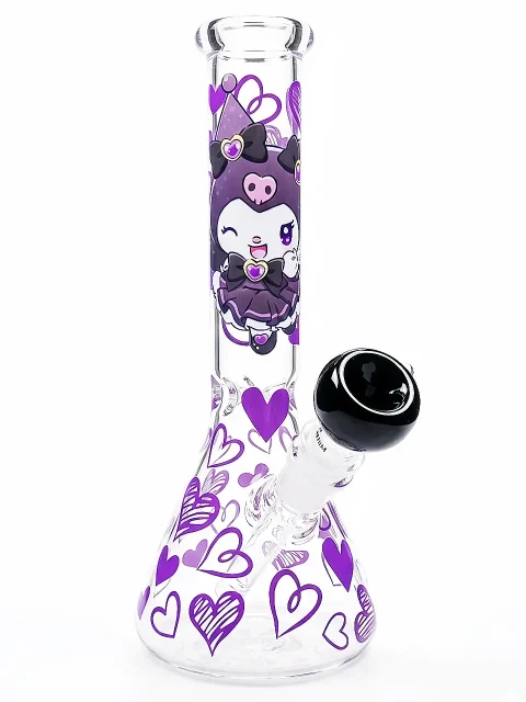 Kuromi Party Rebel Beaker Glass Bong