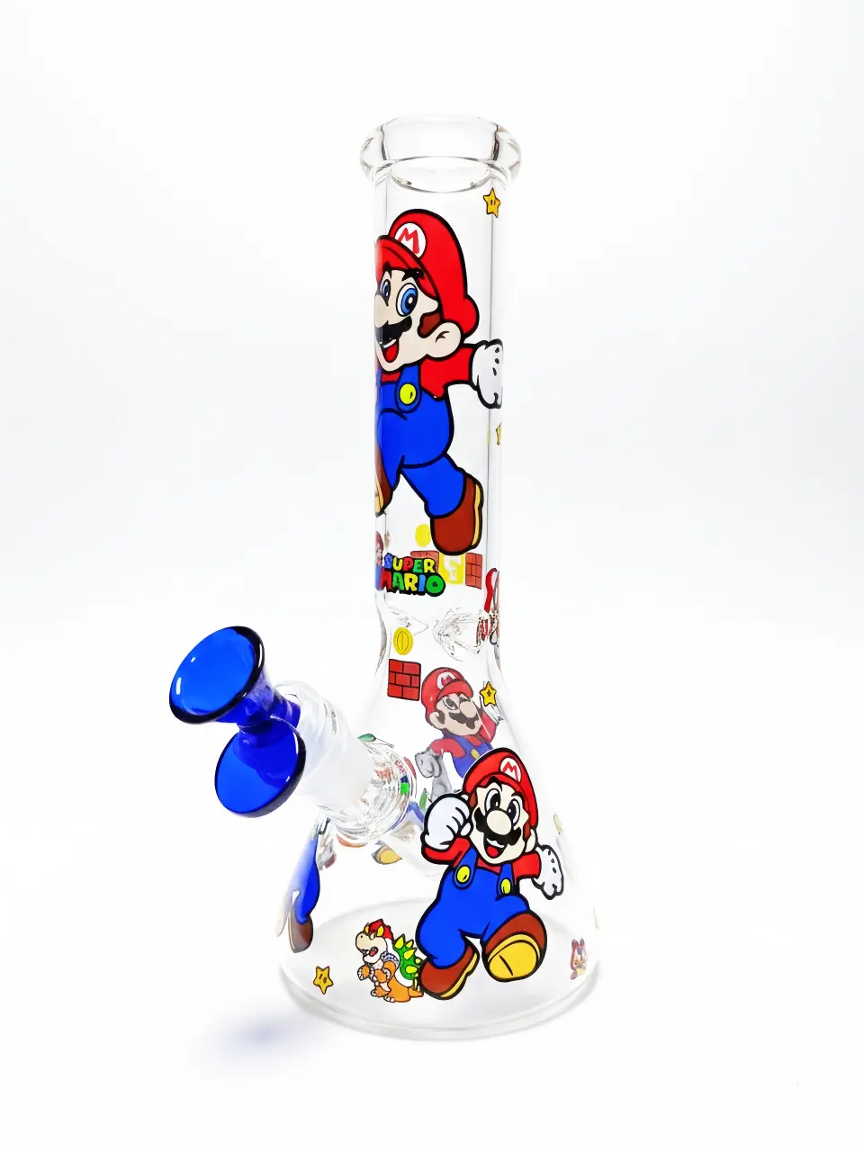 Level-Up Super Mario & Friends Beaker Glass Bong