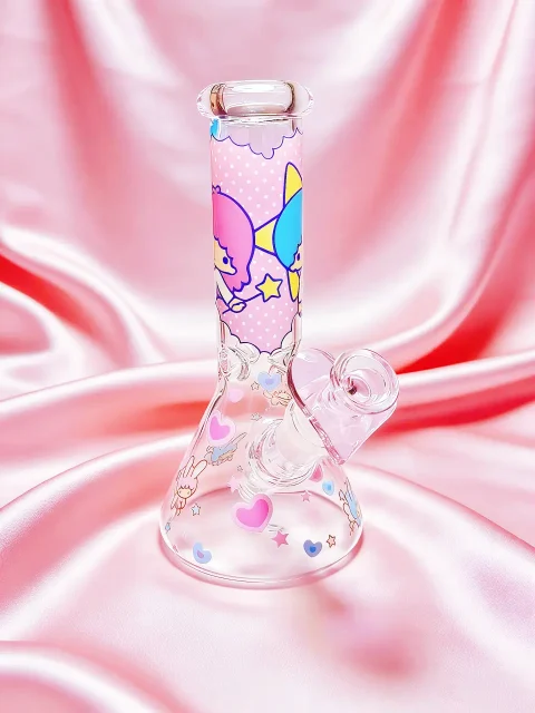 Little Twin Stars Dreamy Galaxy Beaker Glass Bong