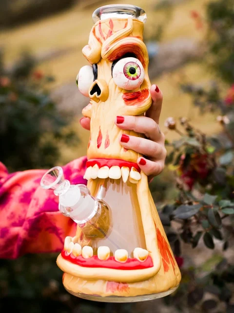 Martian Invader 3D Monster Glass Bong