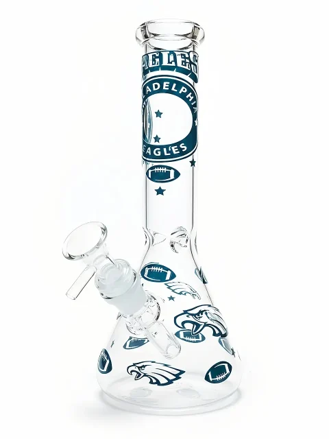 10-Inch Philadelphia Eagles “Fly High” Beaker Bong 10-Inch Philadelphia Eagles "Fly High" Beaker Bong