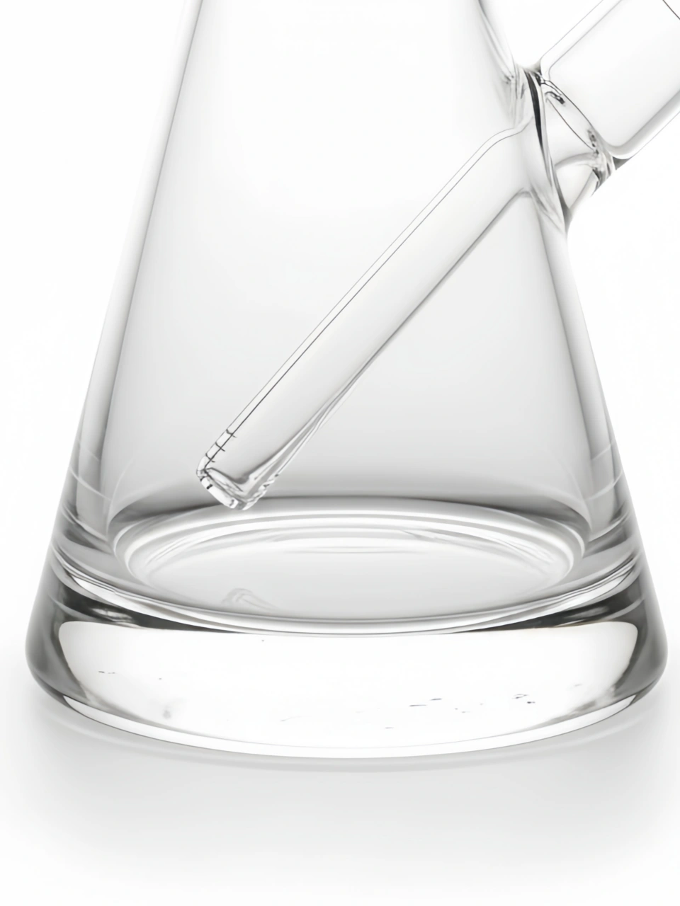 16-Inch Blue & White Heavy Base Beaker Glass Bong