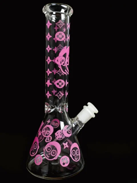 Morty & LV-Inspired Beaker Glass Bong