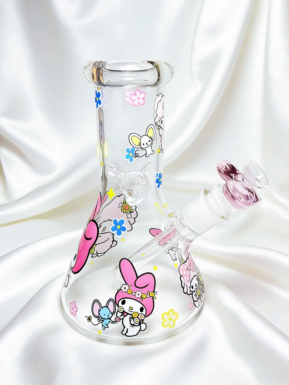 My Melody & My Sweet Piano Sunny Garden Beaker Bong