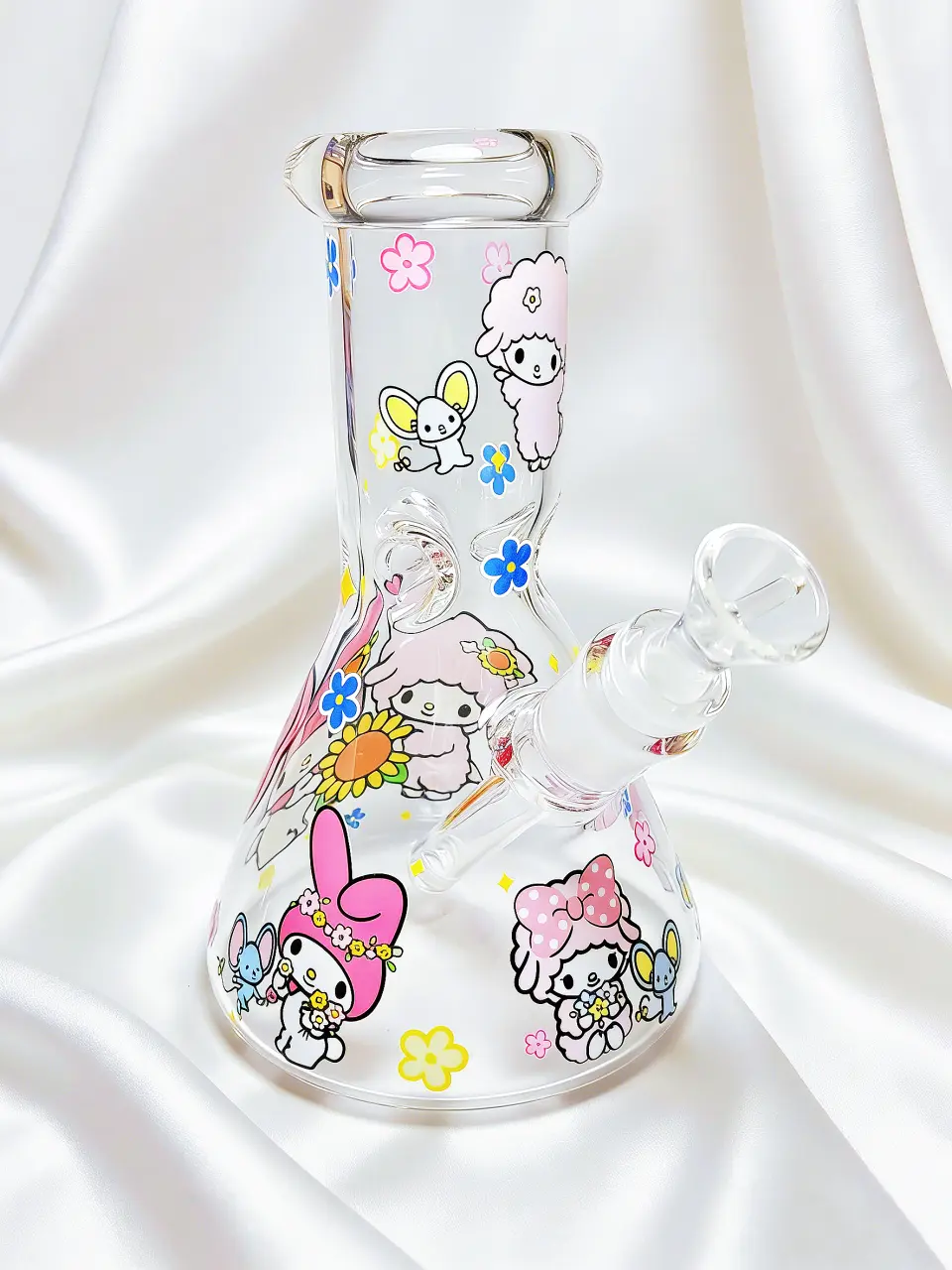 My Melody & My Sweet Piano Sunny Garden Beaker Bong