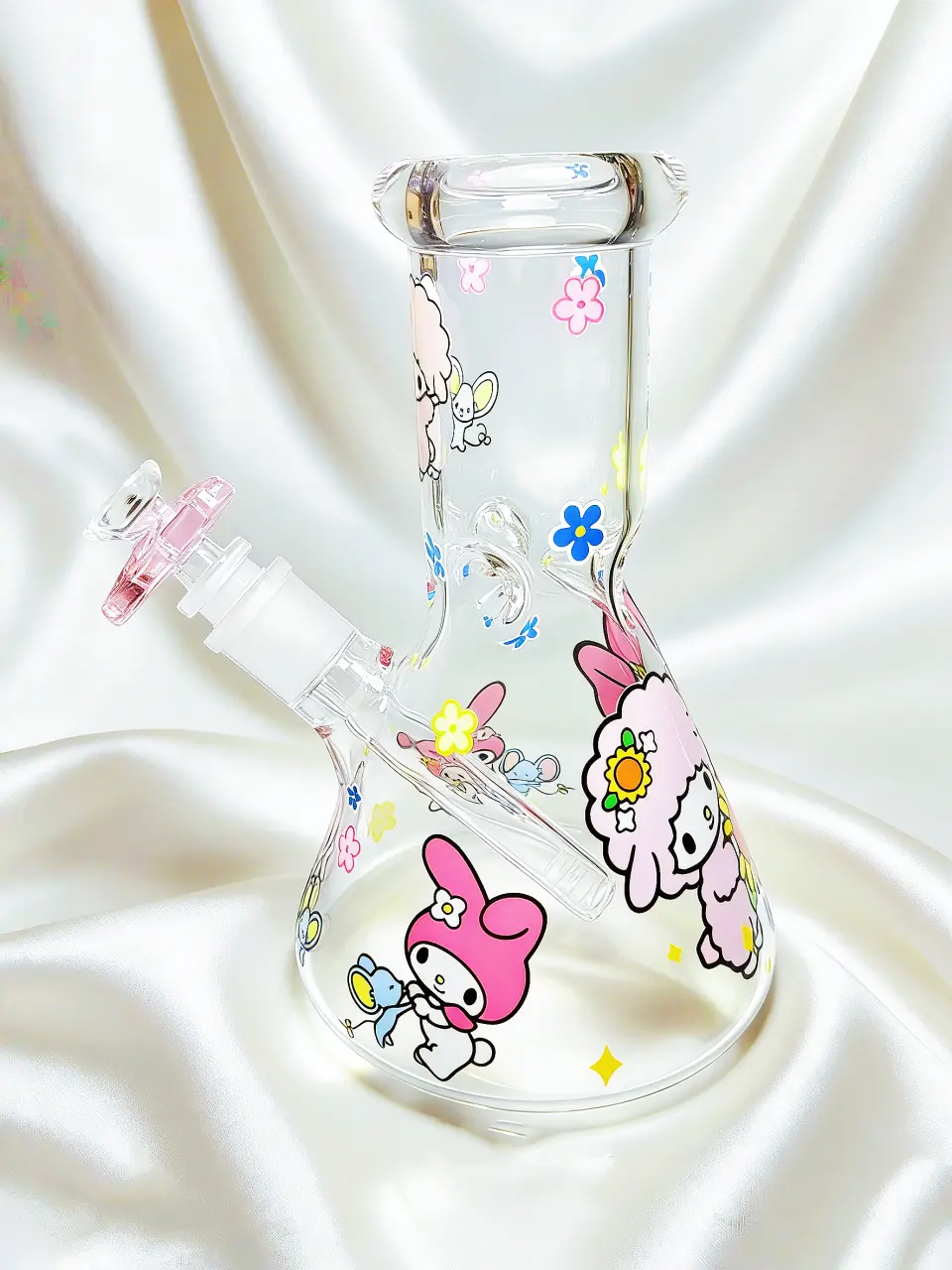 My Melody & My Sweet Piano Sunny Garden Beaker Bong