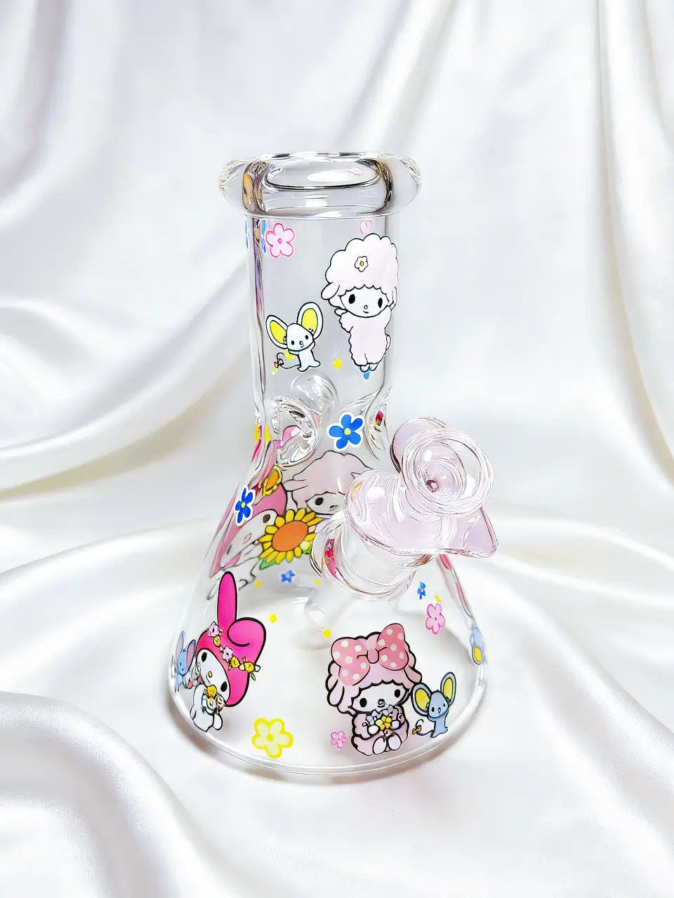 My Melody & My Sweet Piano Sunny Garden Beaker Bong
