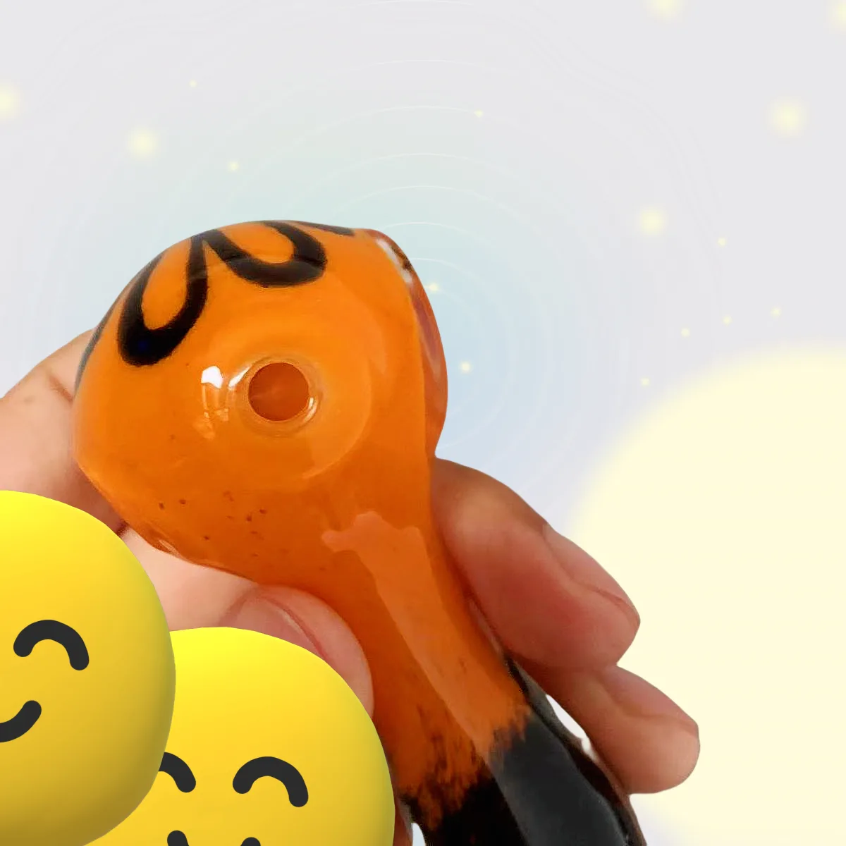 Ember Bloom "Shadow & Fire" Spoon Pipe