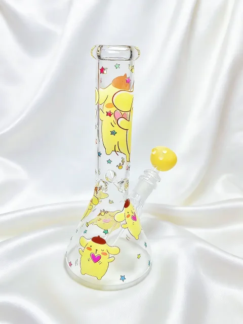 Pompompurin Heart-Hug Beaker Glass Bong Pompompurin Heart-Hug Beaker Glass Bong