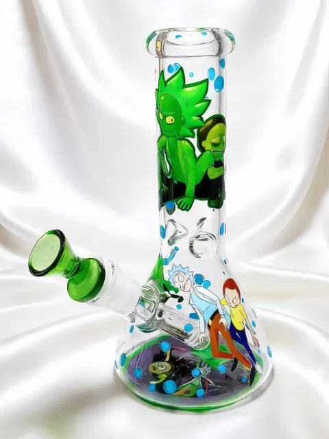 Rick & Morty Portal Jumper Beaker Glass Bong