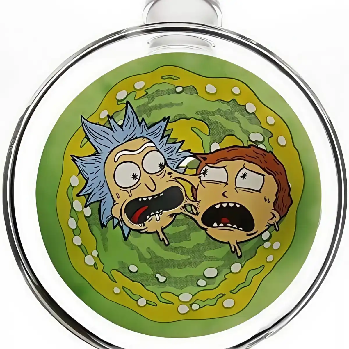 Lab Assistant Bent Neck Rick & Morty Glass Bong