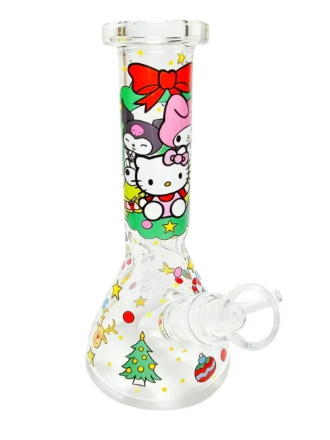 Sanrio Christmas Party Beaker Glass Bong – Hello Kitty & Friends Holiday Design