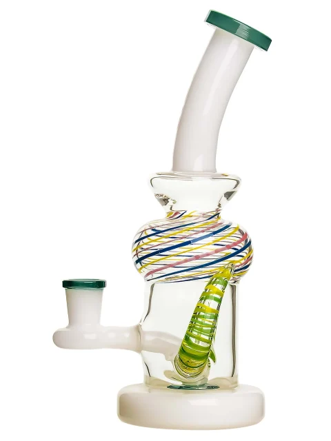8.5-Inch Spiral Horns Showerhead Bong 8.5-Inch Spiral Horns Showerhead Bong