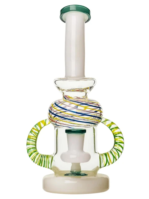 8.5-Inch Spiral Horns Showerhead Bong