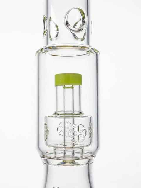 16-inch Seed of Life Beaker Glass Bong 16-inch Seed of Life Beaker Glass Bong