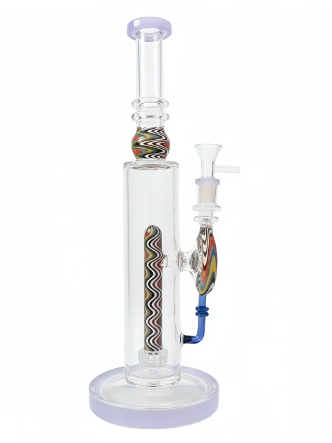Wig Wag Artistic Showerhead Straight Tube Bong