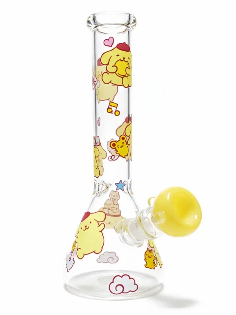Pompompurin Sunny Beret Beaker Glass Bong