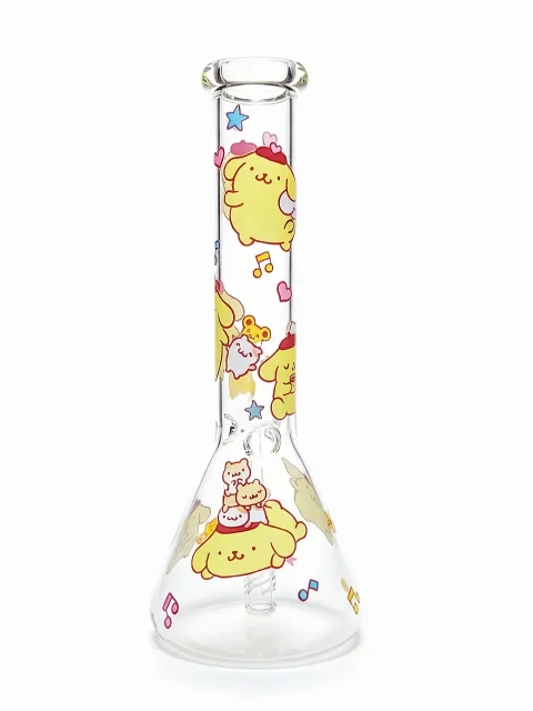 Pompompurin Sunny Beret Beaker Glass Bong Pompompurin Sunny Beret Beaker Glass Bong