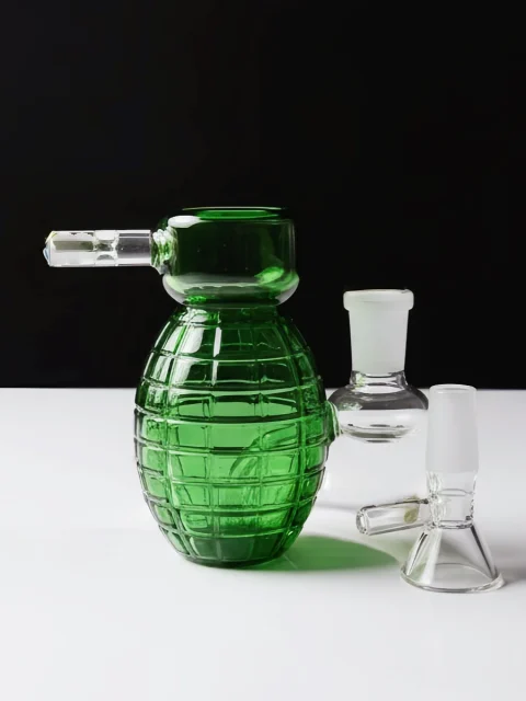 5-Inch Tactical Grenade Glass Bubbler