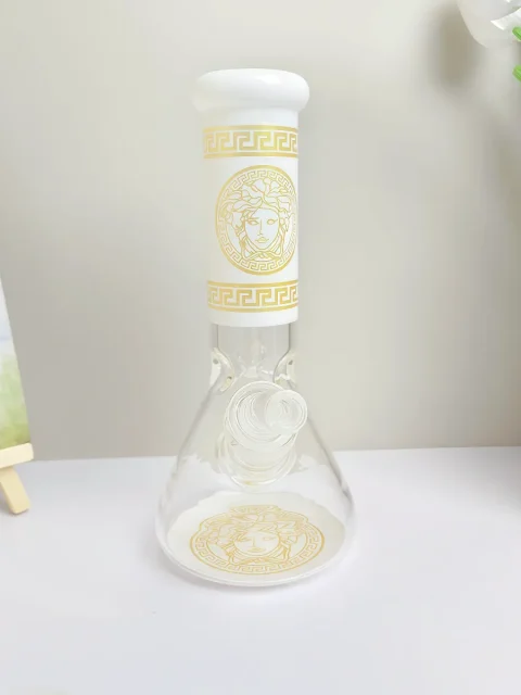 Versace Medusa Luxury Beaker Glass Bong Versace Medusa Luxury Beaker Glass Bong