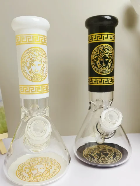 Versace Medusa Luxury Beaker Glass Bong