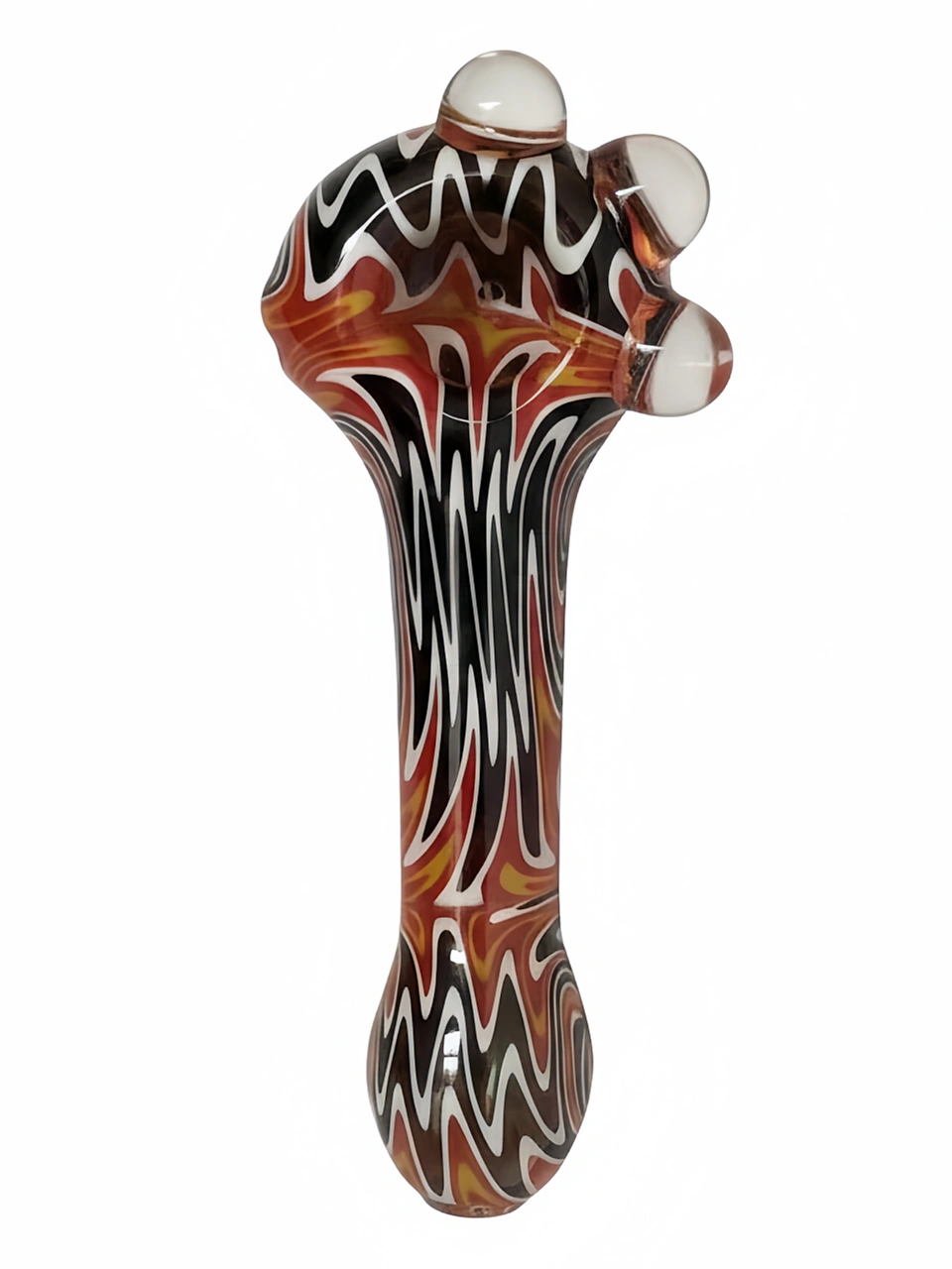 4.7-Inch Psychedelic Wig Wag Artisan Spoon Pipe