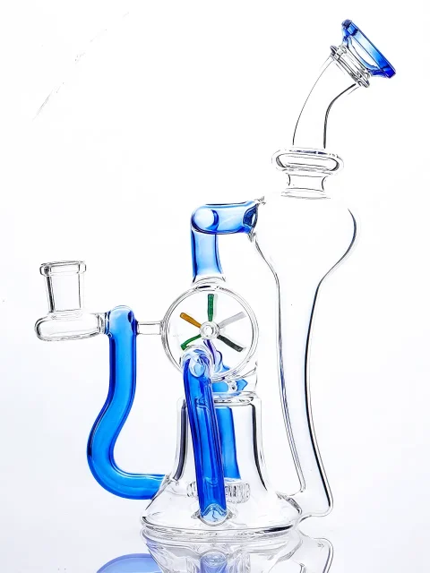 9-inch Windmill Turbine Recycler Glass Bong